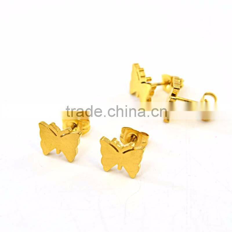 ladies earrings designs pictures little butterfly gold jewelry earrings stud