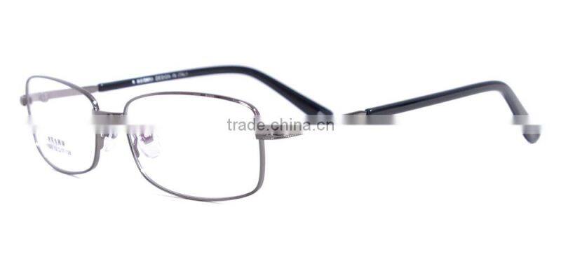 Metal Material Full Rim Square 2015 Fashion New Model Reading Eyewear Frame Glasses From China For Men