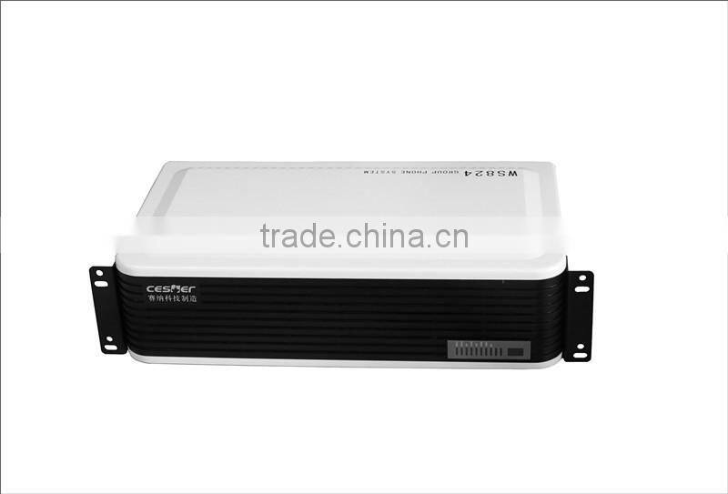 Intercom system 16 port voip gsm sim card gateway support PBX