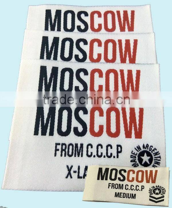 high quanlity woven label , clothing private lable , woven label private label