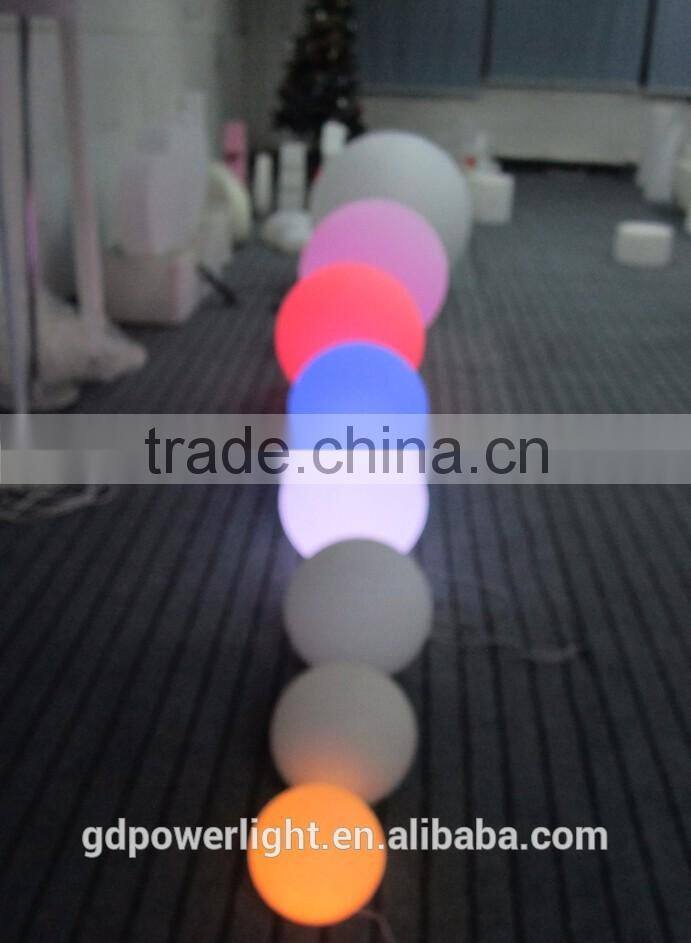 LED ball with remote control