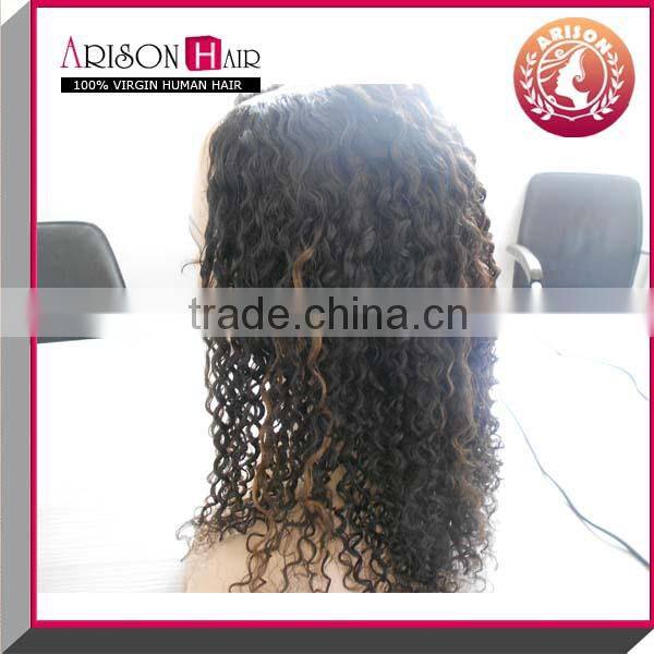 kinky curl u part full lace wig