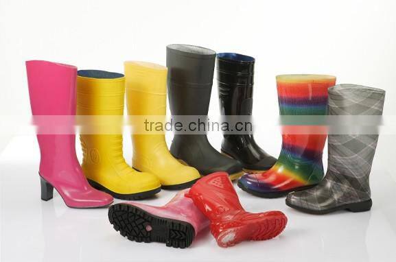 2 colors PVC Rain boot machine