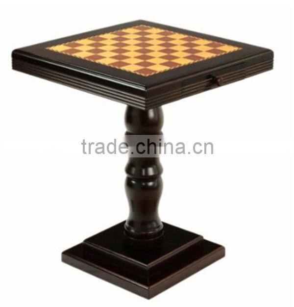 wooden outdoor Chess Table