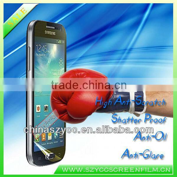 2013 Newest Ultrathinly Organic Explosion-proof Glass Screen Protector For Samsung Galaxy S4 mini(Accept PayPal)