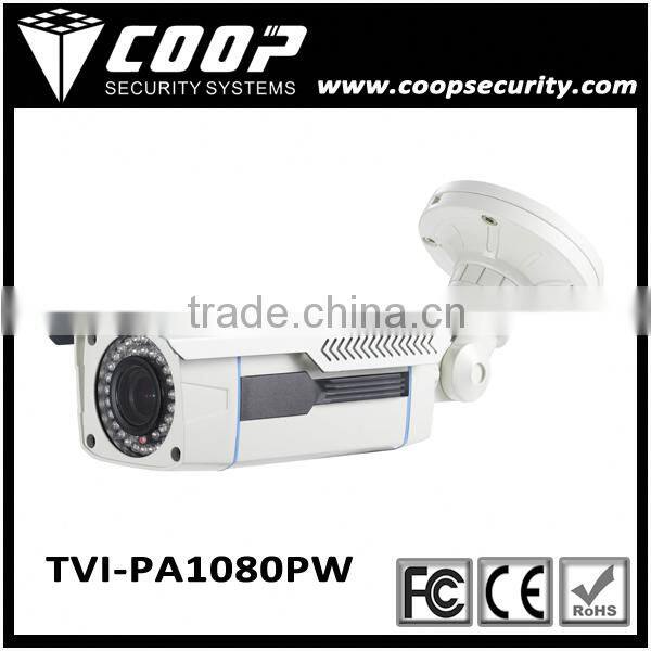 New HD TVI/AHD/CVI 1080P Technology CMOS Sensor 2MP Fixed Lens 3.6mm HD TVI Outdoor Camera 1080P