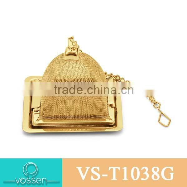 Gift box shaped stainless steel tea infuser