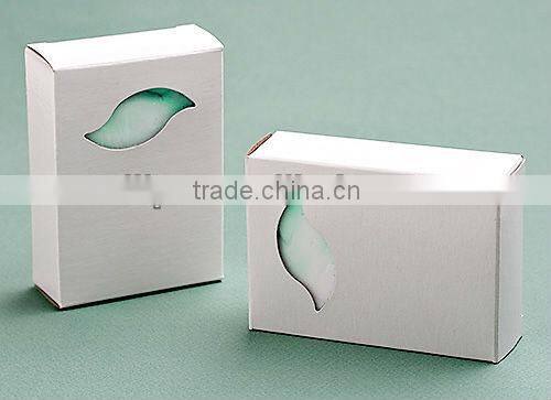 White paper soap packaging soap box