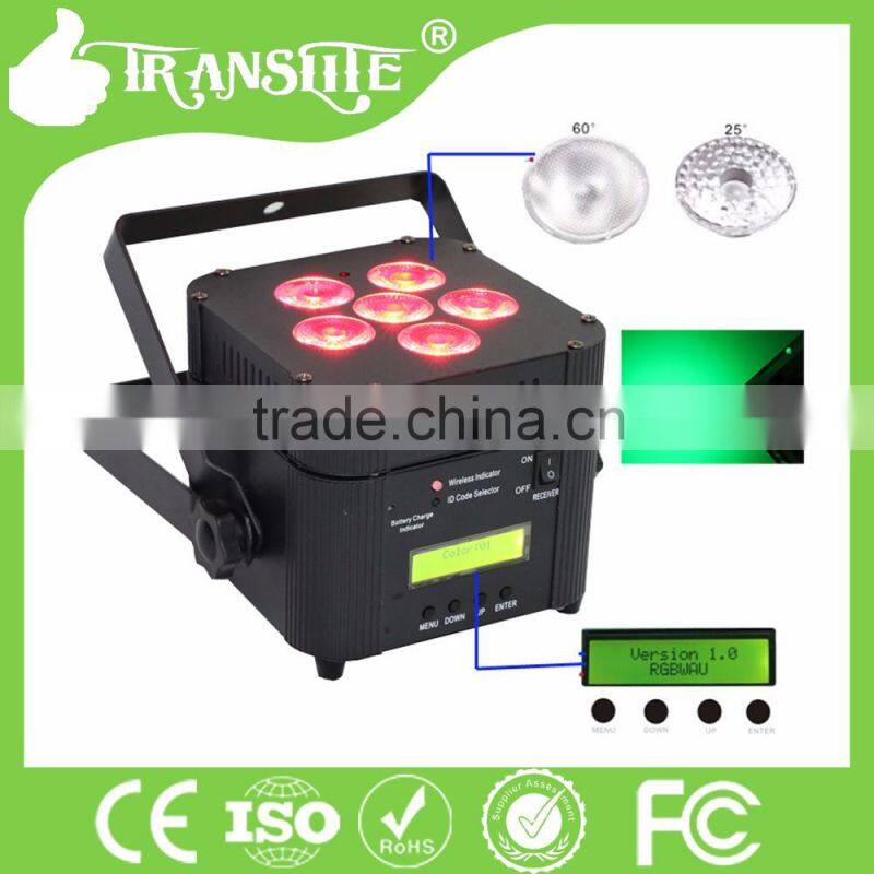 China Mini Projector 6in1 High Beam Laser Light Cheap DJ Decoration Par Light with Battery