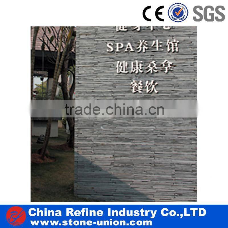 Natural flamed basalt stone
