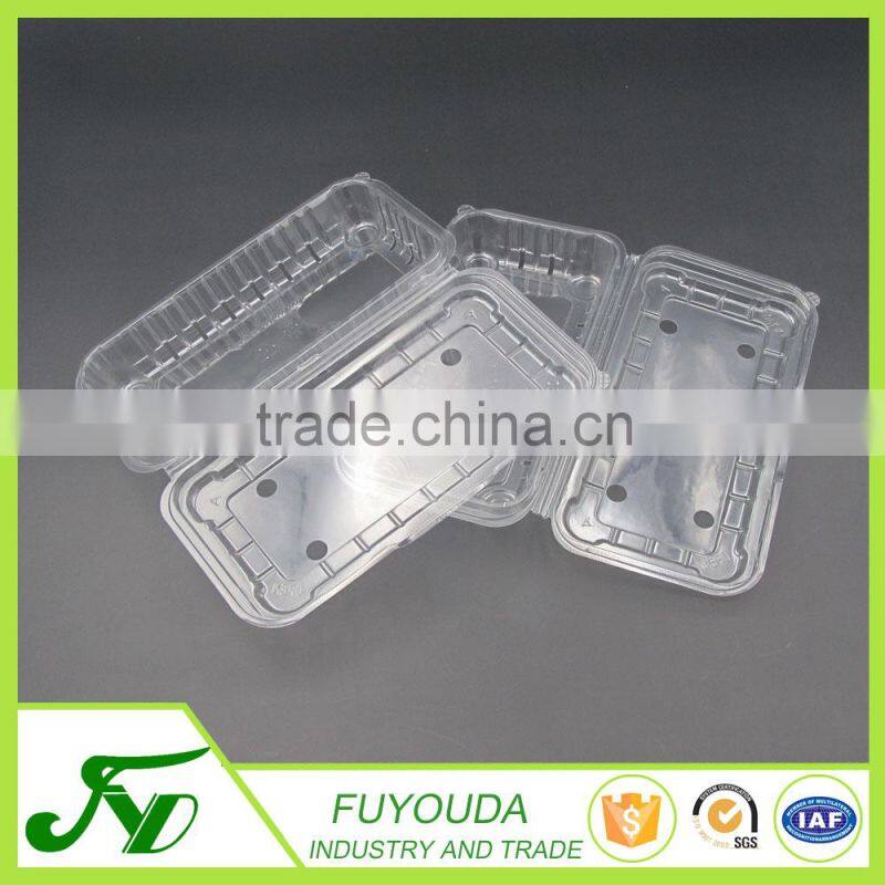 Hot sales luxury clear big plastic blister fruit container