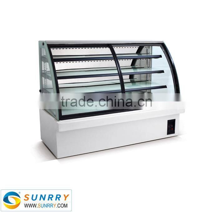 High quality showcase display with bakery display racks