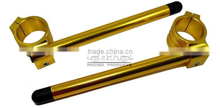 BJ-COHB-051 Custom CNC Billet Alloy 51mm Sportbike Clip On Handlebars For Kawasaki ZX6R
