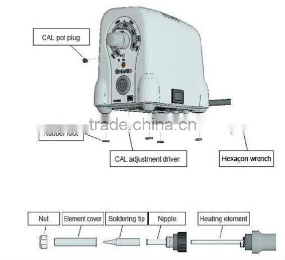 ESD Hakko FX-888 Hakko FX-951 Hakko 936 Hakko 937 Lead free soldering station iron 60W 70W