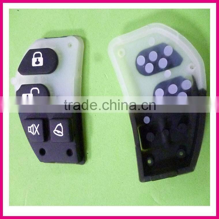 access control keypad with high translucent silicone rubber
