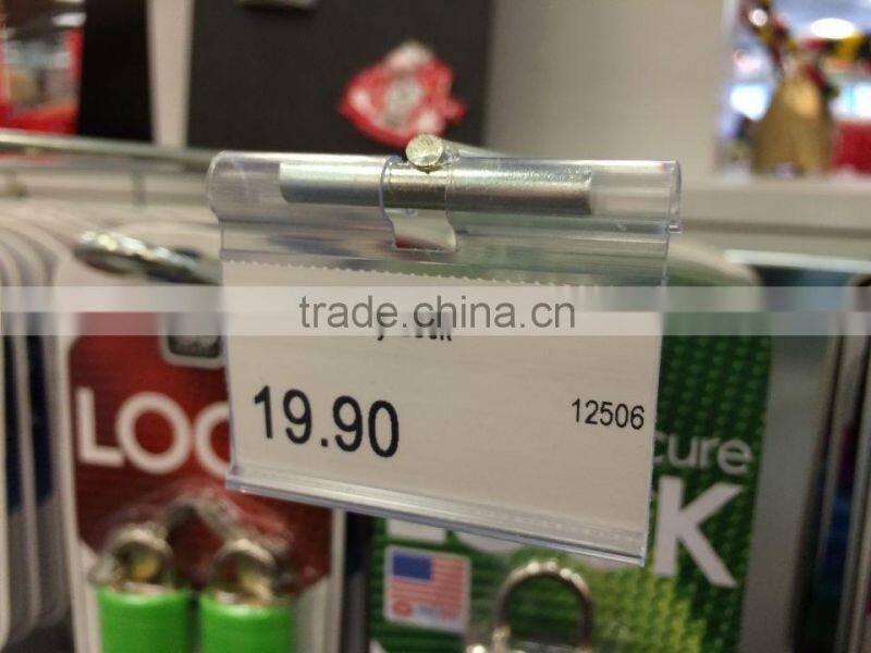 Supermarket Plastic Price Tag Holders for Hook