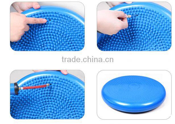 good pvc massage cushion infaltable massage balance seat air cushion