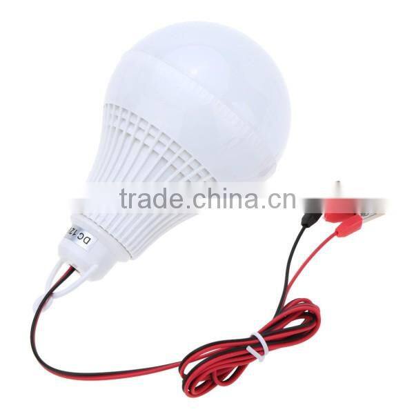 Portable Energy Saving DC 12V 12W Led Bulb Outdoor Camp Tent Night Fishing Hanging White CE Lights Bulb