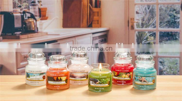 Luxury scented fireworks roman candles in yankee glass jar