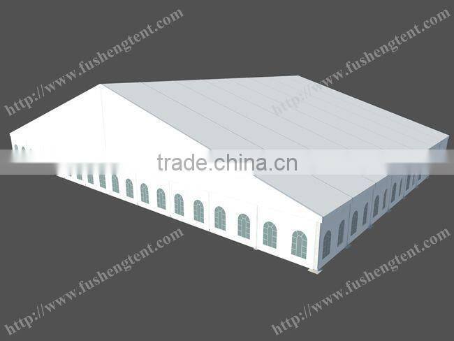 15m fire resistant clear roof exhibition tent