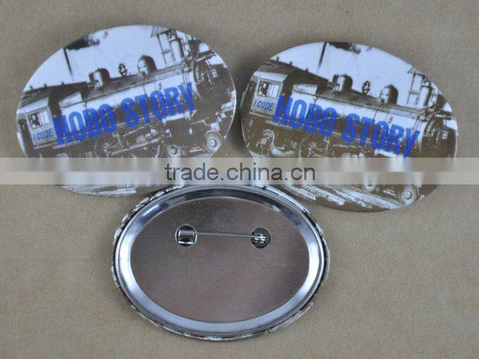 2013 hot sale eco-friendly plastic button badge/fire service badges for promotion gift