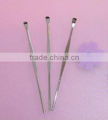 Metal Silvery Carbon Steel Ear Wax Remover