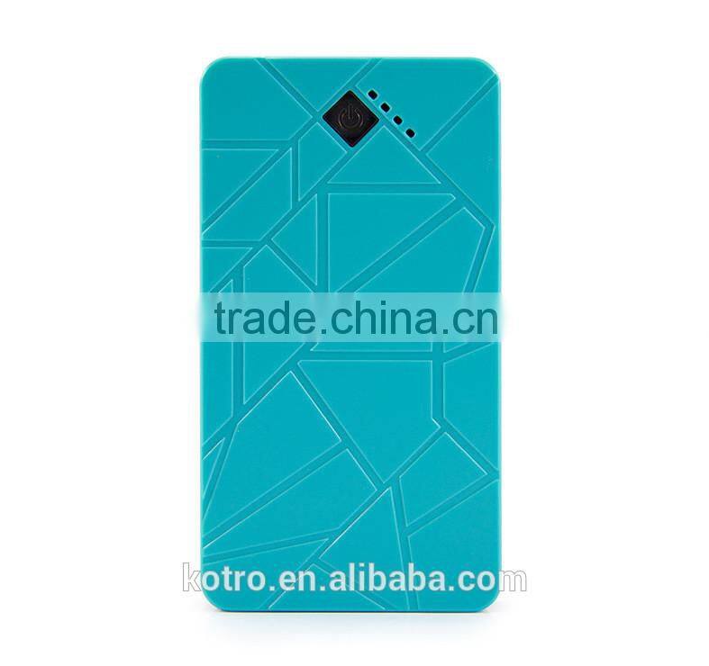 4000mAh 8000mAh Li-polymer Cube battery charger pack Portable Power bank for iphone