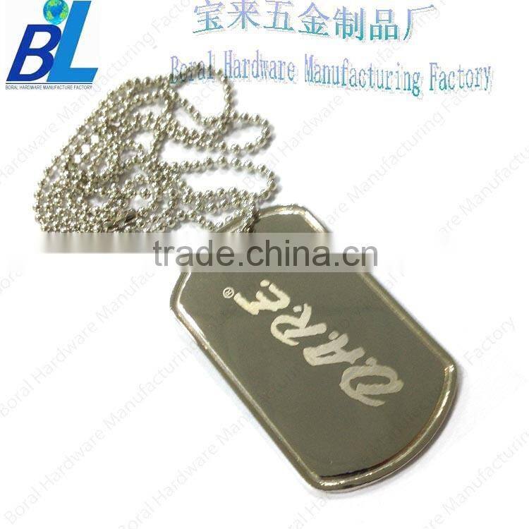Sprayed metal metaza dog tags