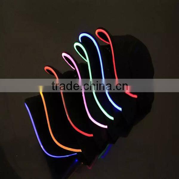 Baseball Customized Logo led light cap wholesale light caps