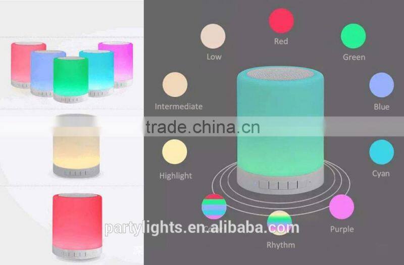 8W Magic Touch Lamp Mini Speaker Mini Bluetooth Portable Speaker