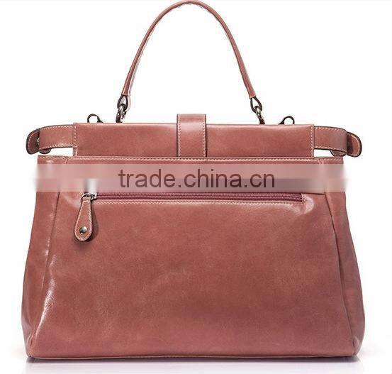 2016 plain matt leather european style ladies fashion handbags hand bags