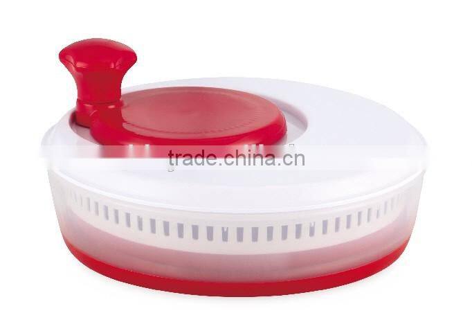 2016 Hot Selling Food Grade Easy Use Vegetable and Fruit Salad Spinner Collapsible Salad Spinner Plastic Salad Mixer