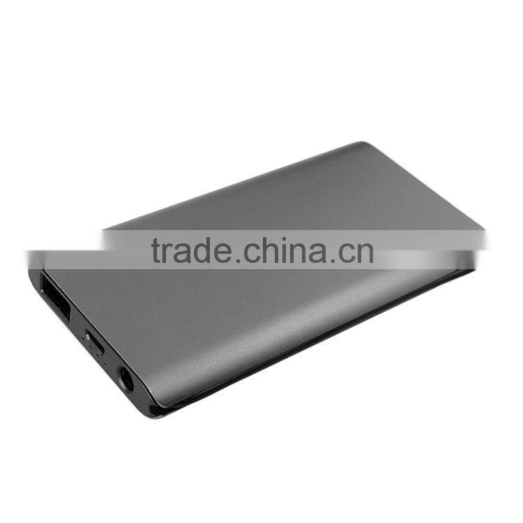 Portable power bank station 4000 mah flat mobile phone charger for galaxy s5