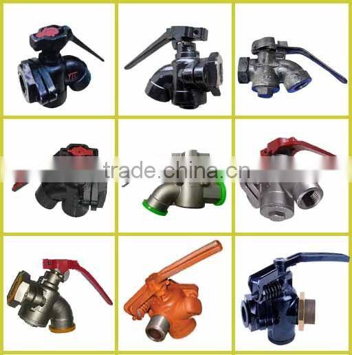 Red Angle Cock for Railway or Train Complete Air Brake System with UIC Standard