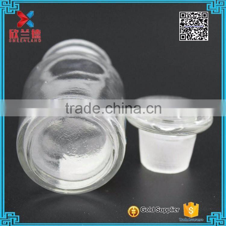 60ml cylindrical storage pharmaceutical grade glass bottle with stopper wholesale