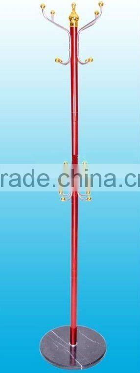 Simple design!! metal clothes hanger with marble