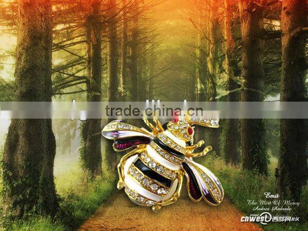 Promotional Gift Diamond Bee Shape USB,Animal Shape USB