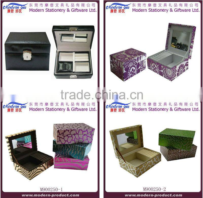 Key Lock Ring Earring Necklace Bracelet Set Jewelry Display Box