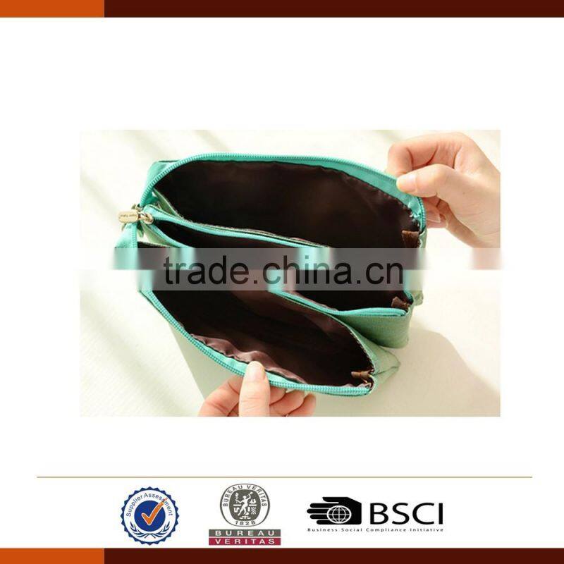 Fashion Canvas 3 Layers School Pencil Case