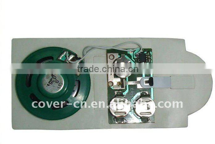 Promotional greeting card sound module/voice chips