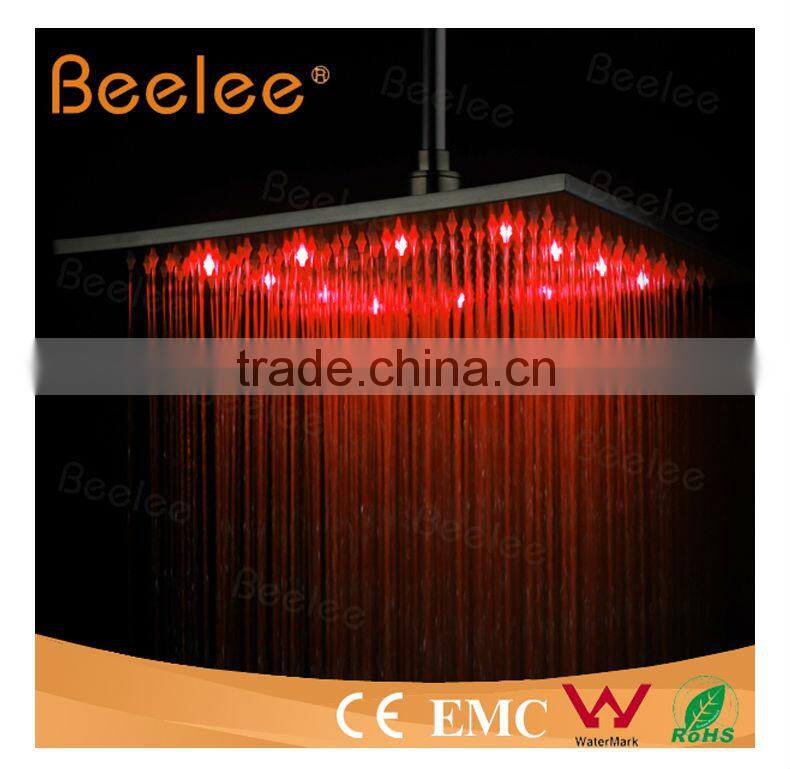 Led Oblong Big Shower Head For Top Shower