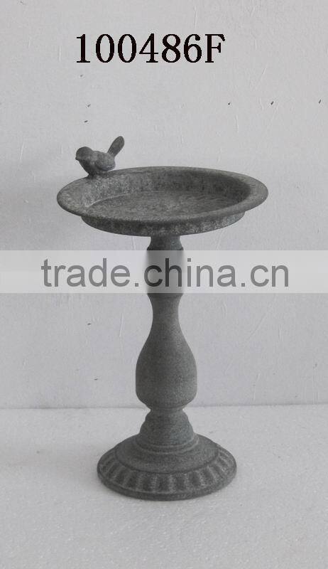 Country garden cast iron bird bath for bird feeder