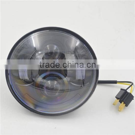 5-3/4" MOTORCYCLE LED Chrome 5.75 PROJECTOR LIKE DAYMAKER HEADLAMP for Harley Davidson