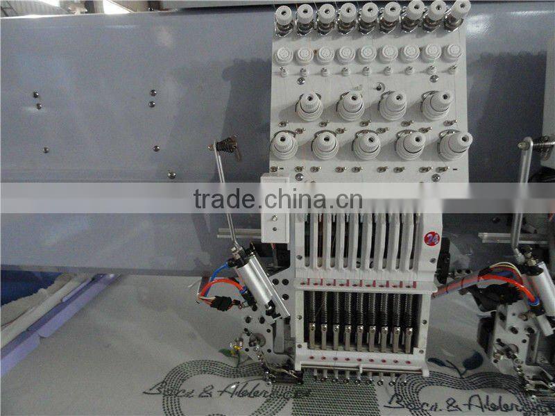 24 heads flat embroidery machine