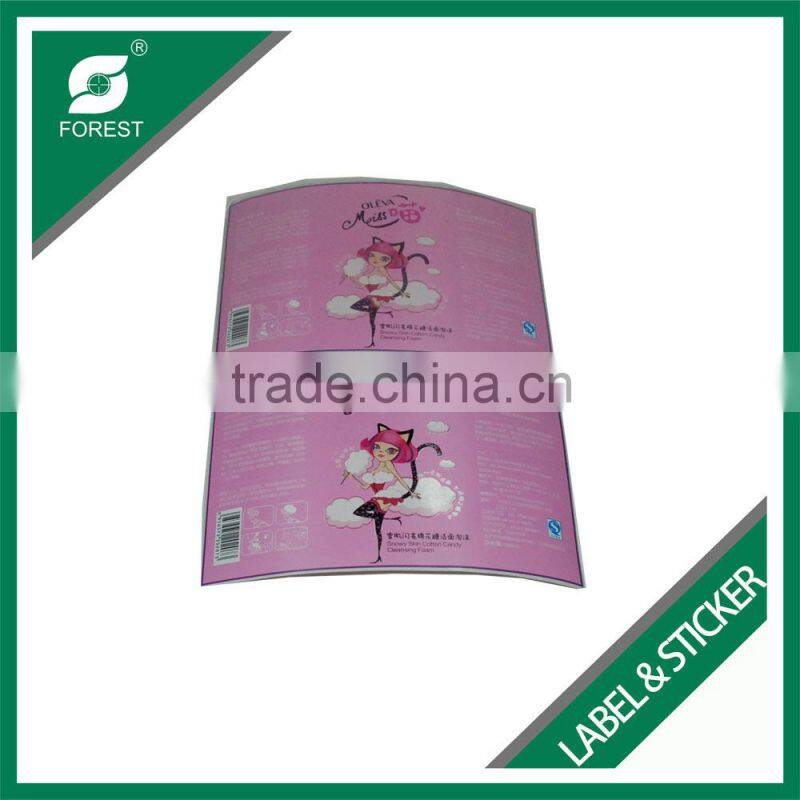 CHINA CUSTOMIZED WATERPROOF ADHENSIVE PLOYPROPYLENE LABELS FOR KIDS PLAY TOYS