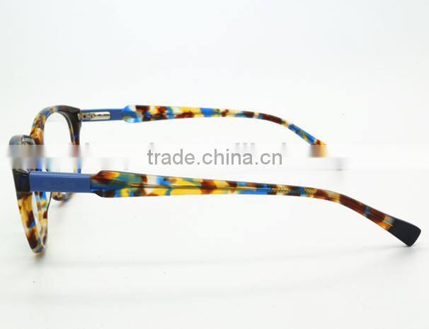 fashion multi-color frame lady acetate optical frame eyewear