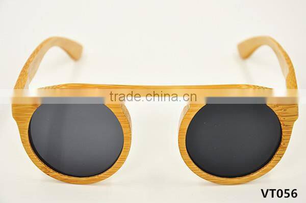 wholesale low MOQ 2016 italy design UV400 mirror lens quality bamboo wooden polarized sunglasses sun shade glasses