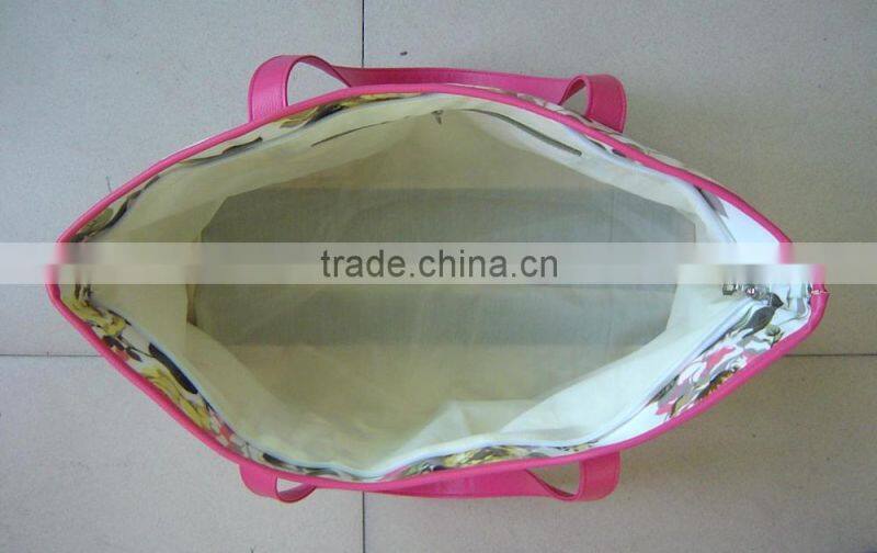 2016 best selling printing canvas coating tote bag