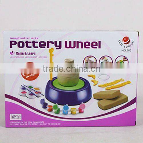 103 Plastic Pottery Wheel Handmade Clay Toys
