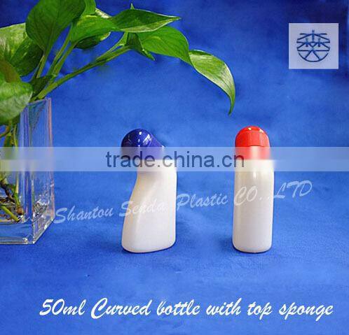 blue top and screw cap plastic bottle,relieve muscular aches plastic cap bottle
